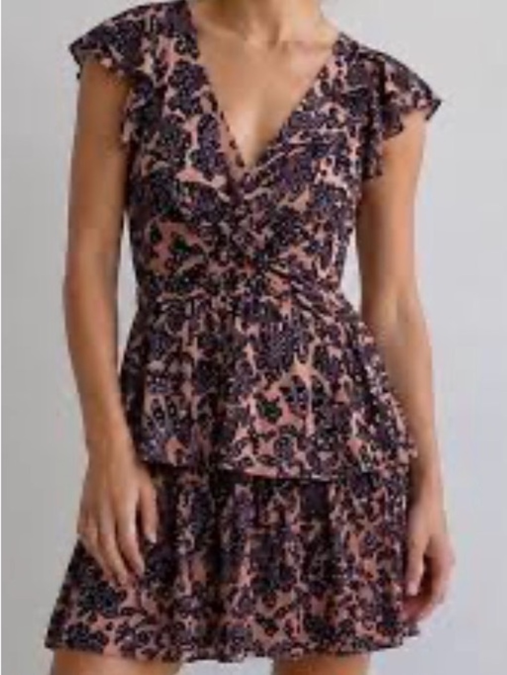 ✨ A.L.C. Viera Twist-Front Mini Dress